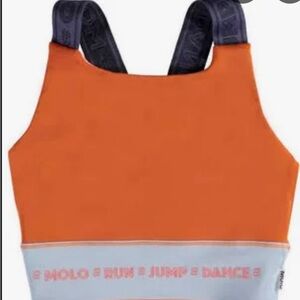 Molo Orange and Blue Kids Sports Top euro 170/176